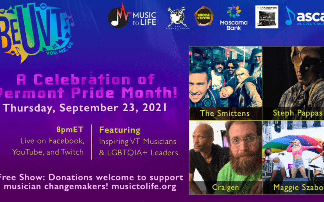 BeUVT: A Celebration of Vermont Pride Month